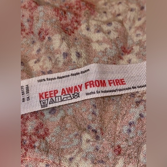 Free People All My Love Pink Multi Floral Print Wrap Slip Dress Sz XS NWT Boho - Picture 7 of 10